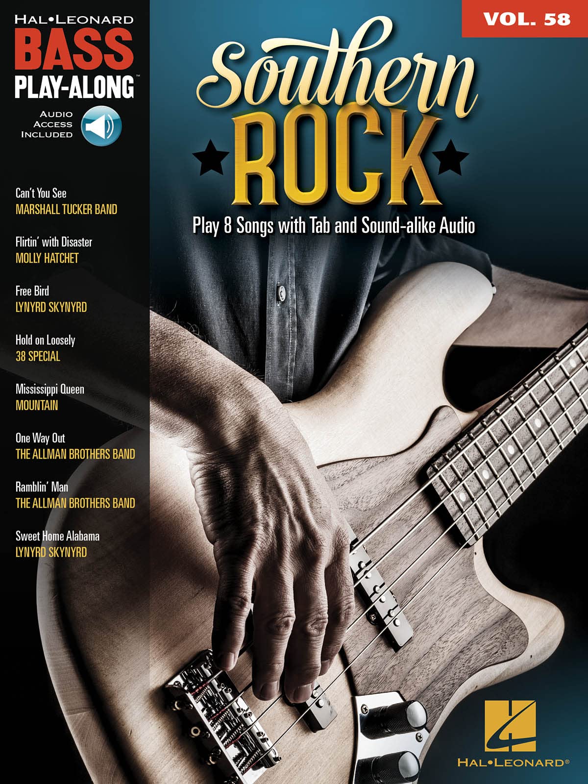 Southern Rock - Bass Play-Along Volume 58: Includes Downloadable Audio (Hal Leonard Bass Play-Along, 58, Band 58) Media & Communication
