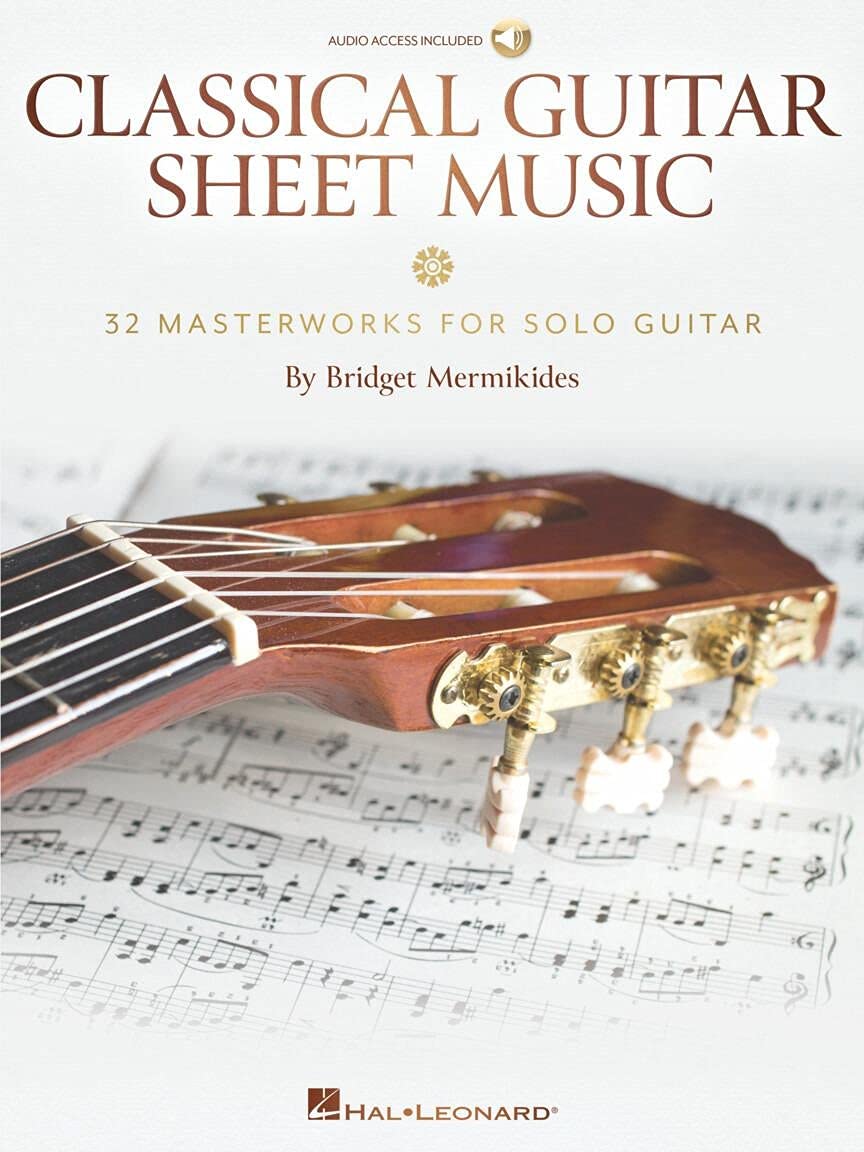 Classical Guitar Sheet Music - 32 Masterworks for Solo Guitar Book/Online Audio Media & Communication