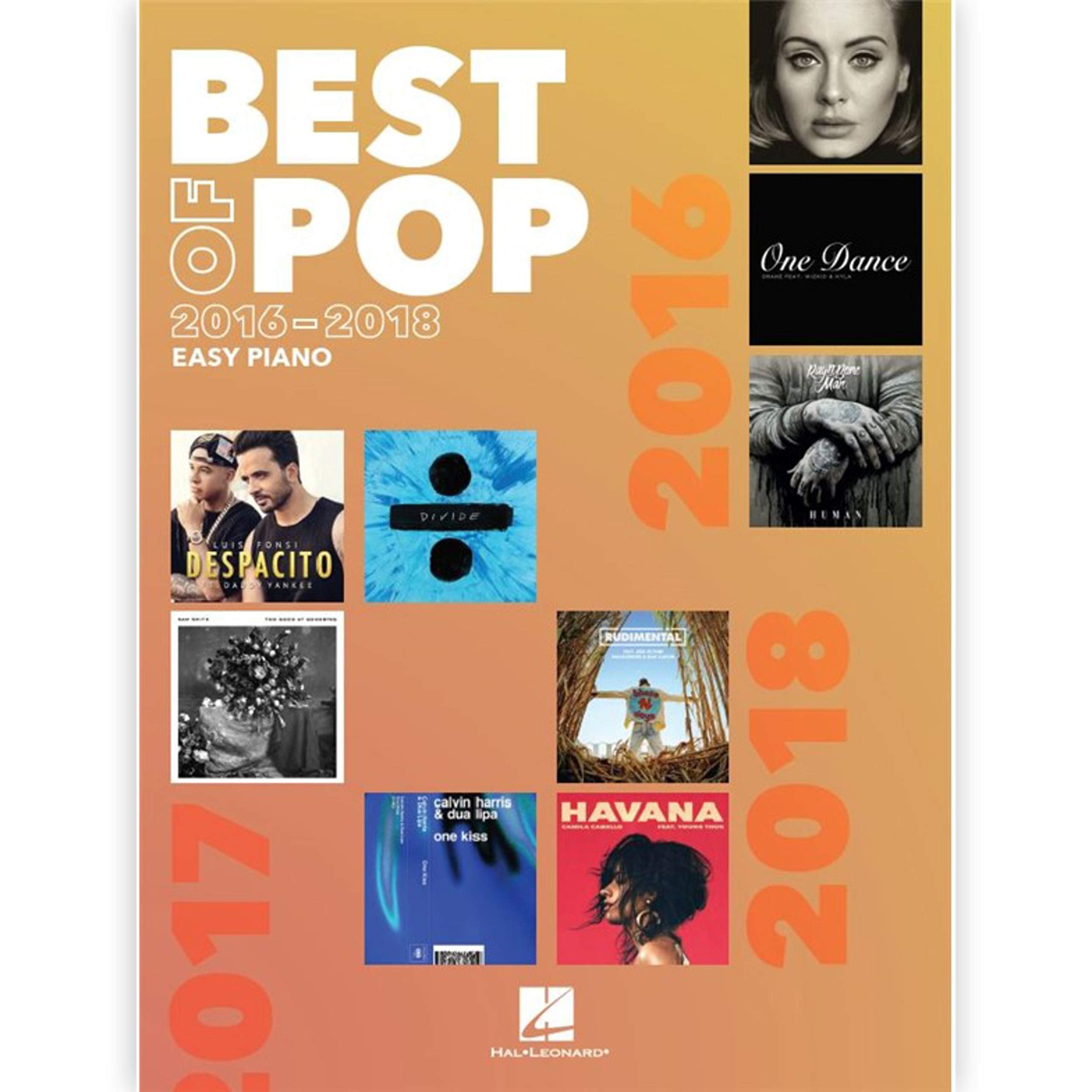 Best Of Pop 2016-2018 (Easy Piano) Books