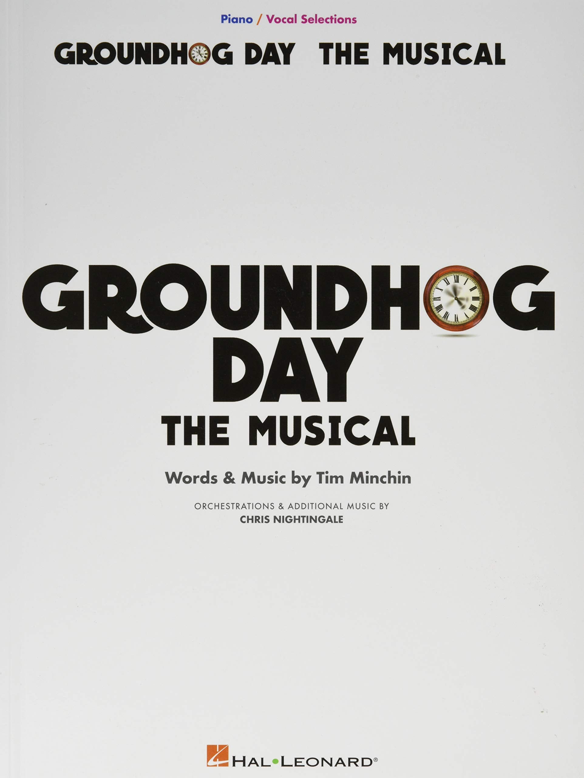 Groundhog Day: The Musical: Piano / Vocal Selections book