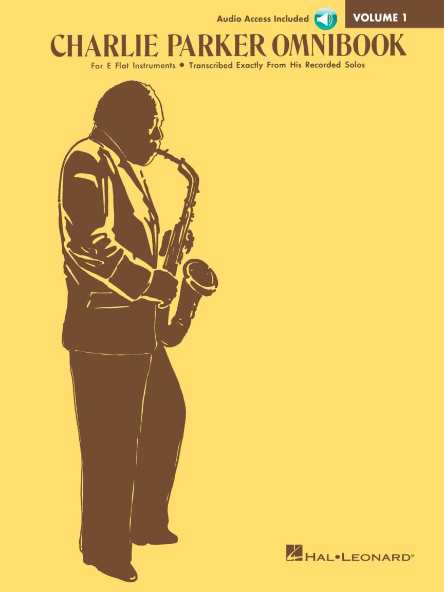 Charlie Parker Omnibook Volume 1 E-Flat Instruments Edition 60 Transcribed Solos with Online Audio Media & Communication