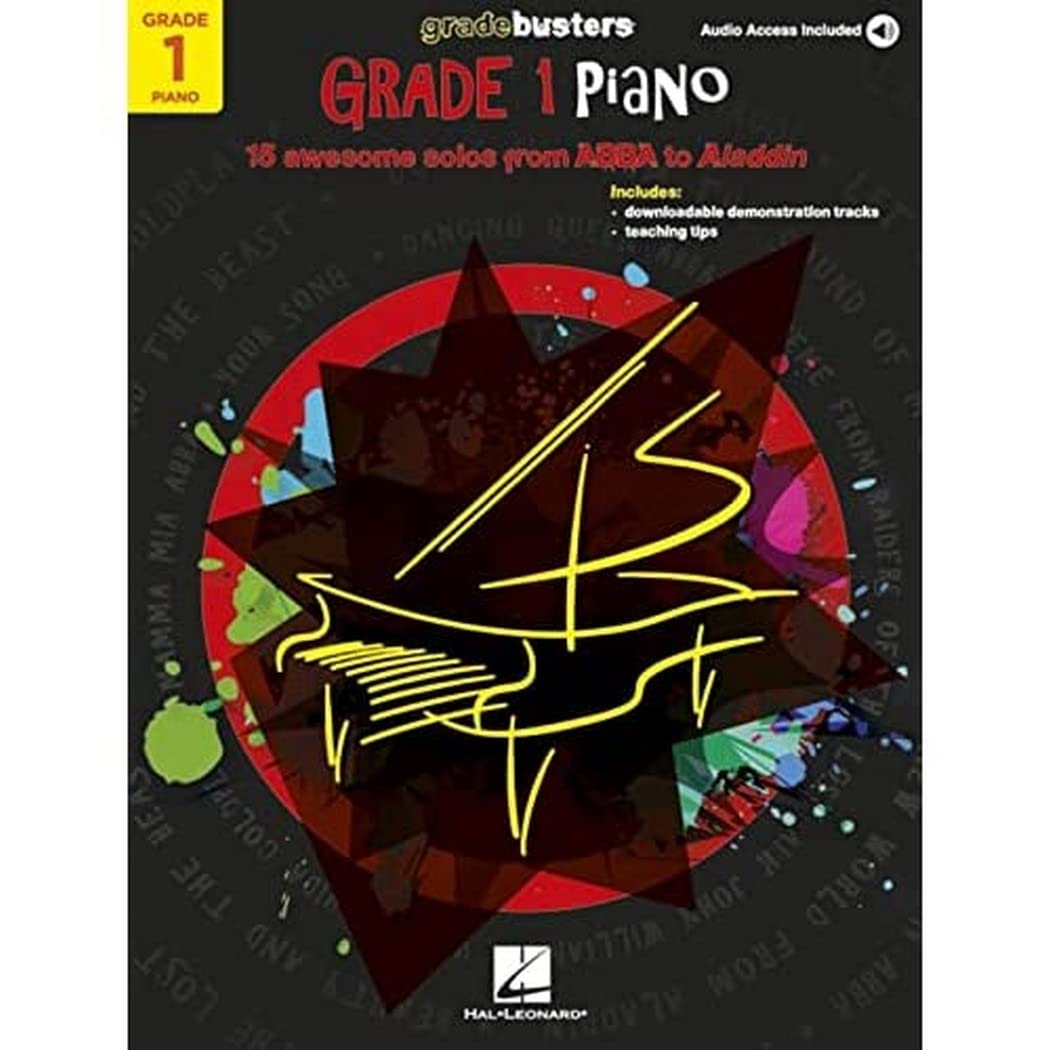 Piano Gradebusters: Grade 1 (Book/Online Audio): 15 Awesome Solos from Abba to Aladdin Sheet Music