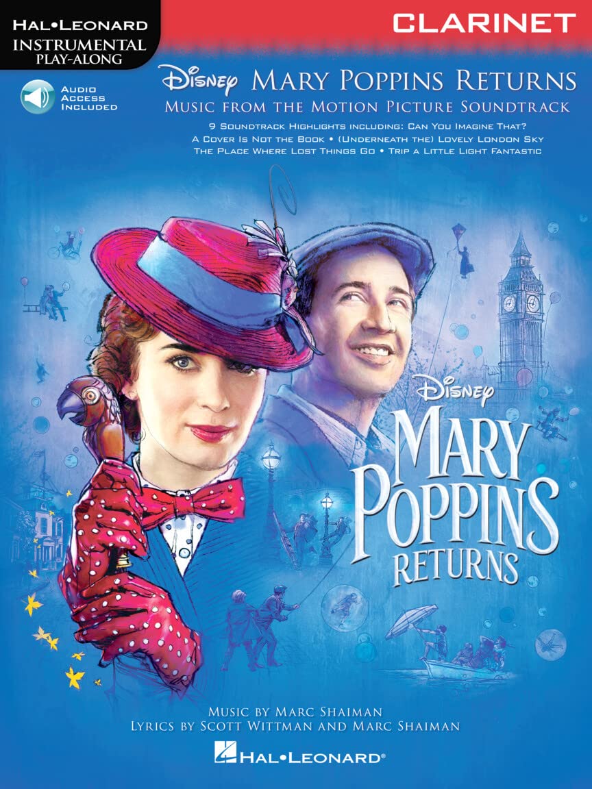 Mary Poppins Returns for Clarinet: Instrumental Play-Along Series (Hal Leonard Instrumental Play-along) Sheet Music