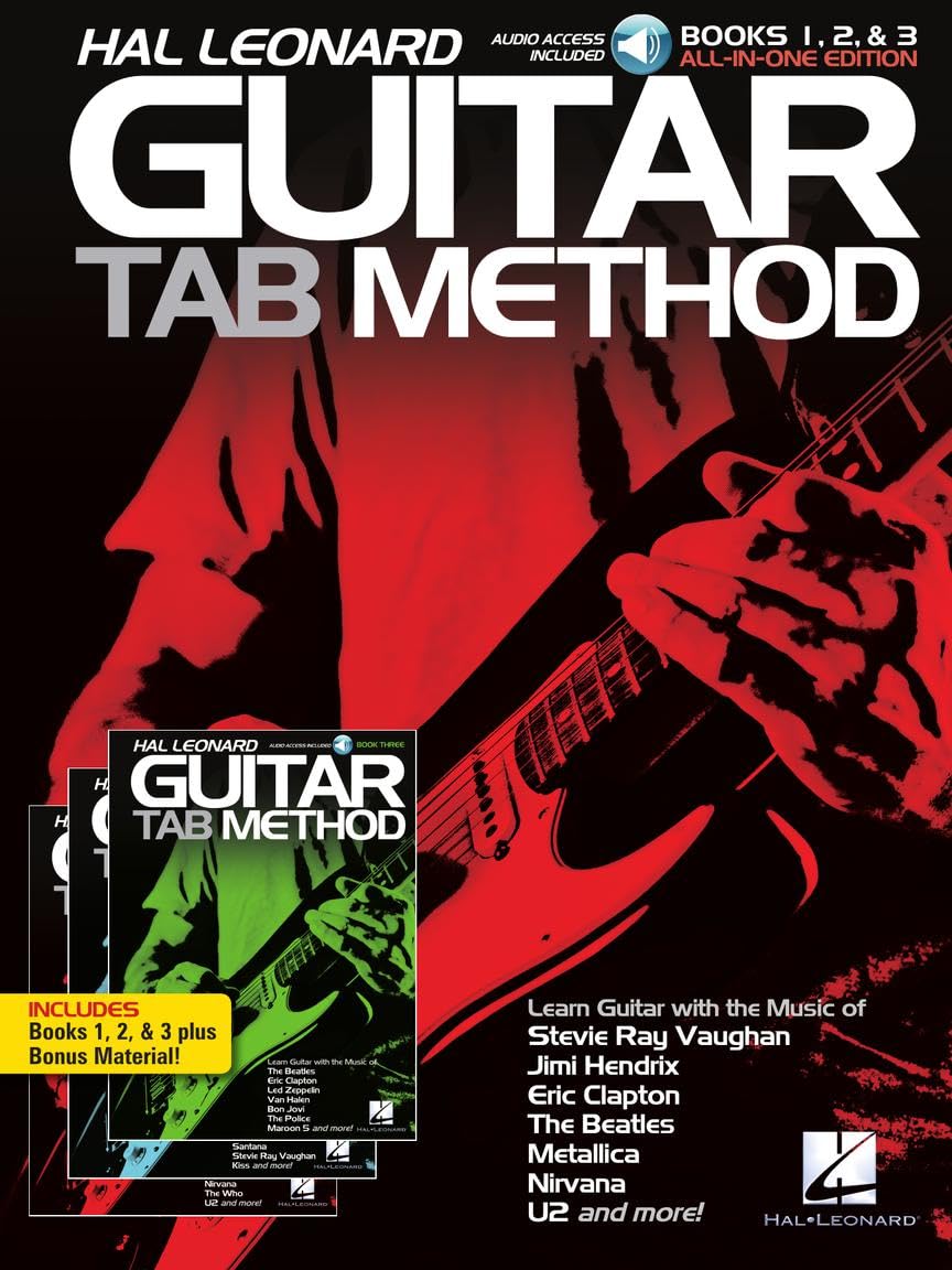 Hal Leonard Guitar Tab Method: Books 1, 2 & 3. Comprend Enregistrement(s) en ligne book