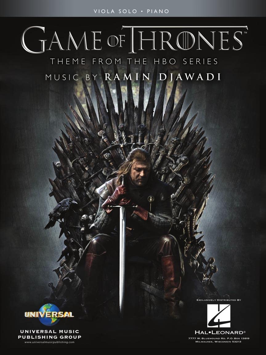 Game of Thrones: Theme from the Hbo Series; Viola Solo, Piano Sheet Music