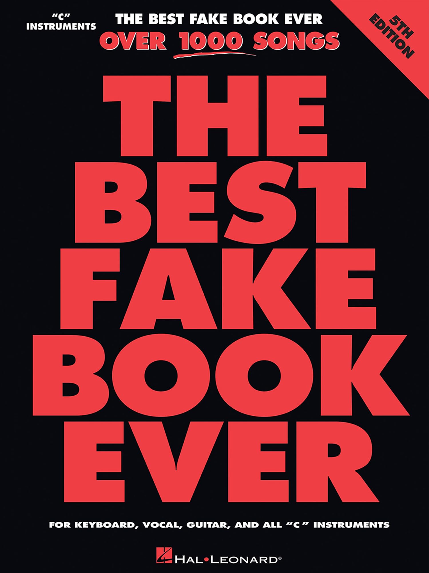 Best Fake Book Ever - 5th Edition. C-Instrument.: C Edition Social Sciences
