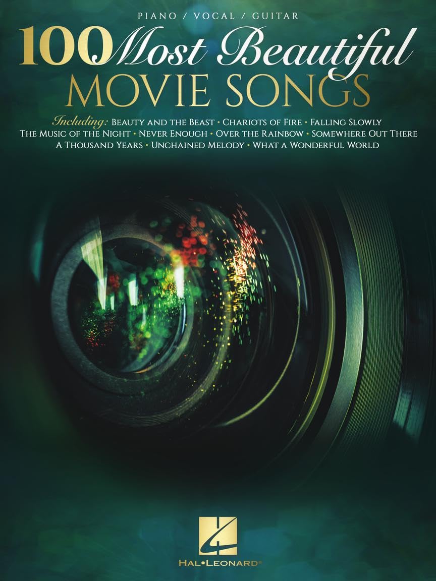 100 Most Beautiful Movie Songs Piano/Vocal/Guitar Songbook Sheet Music for Iconic Film Themes Easy Arrangements for All Skill Levels Popular Movie Music Social Sciences