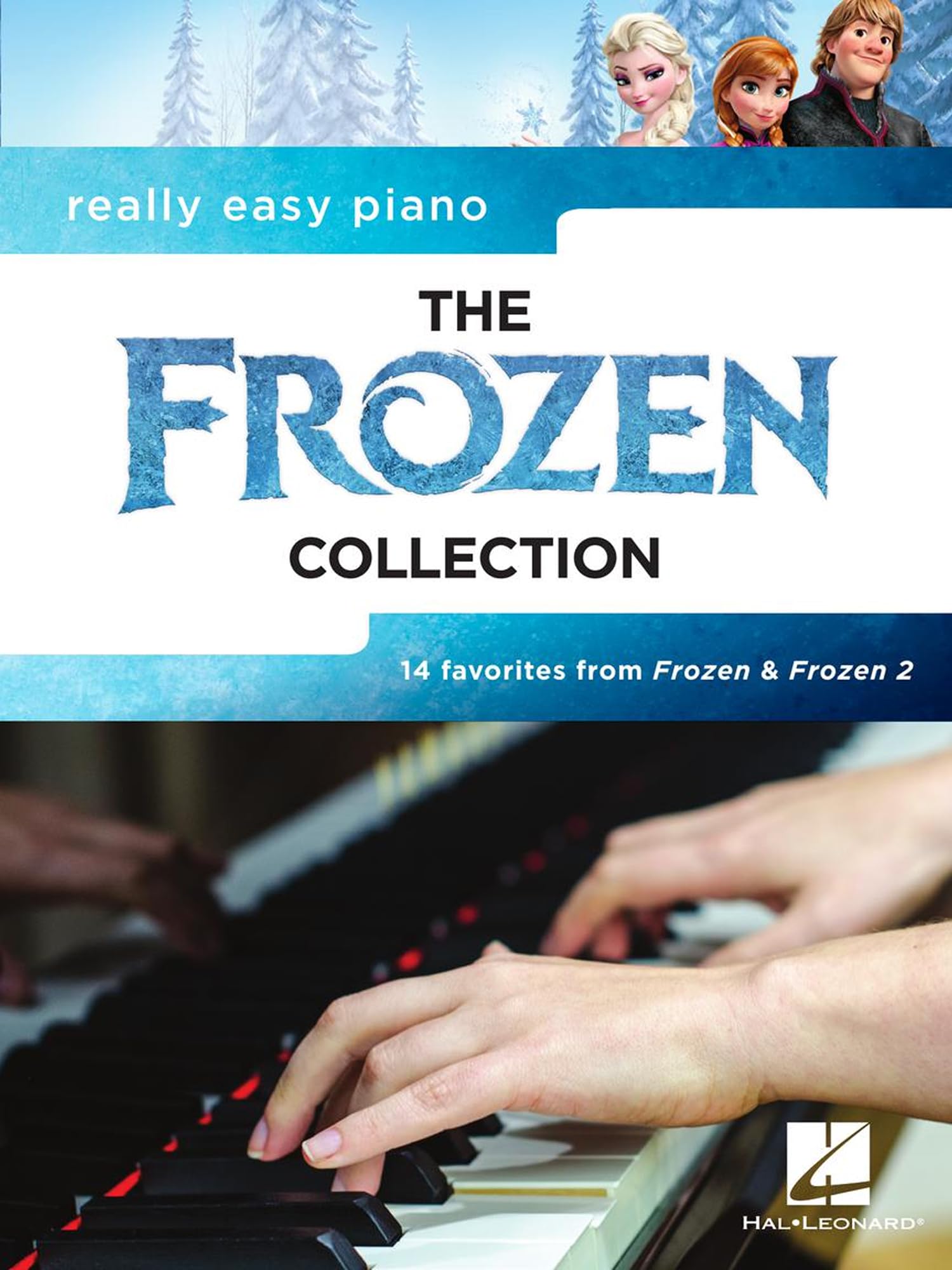 Really Easy Piano: The Frozen Collection - 14 Favorites from Frozen and Frozen 2 with Lyrics Sheet Music