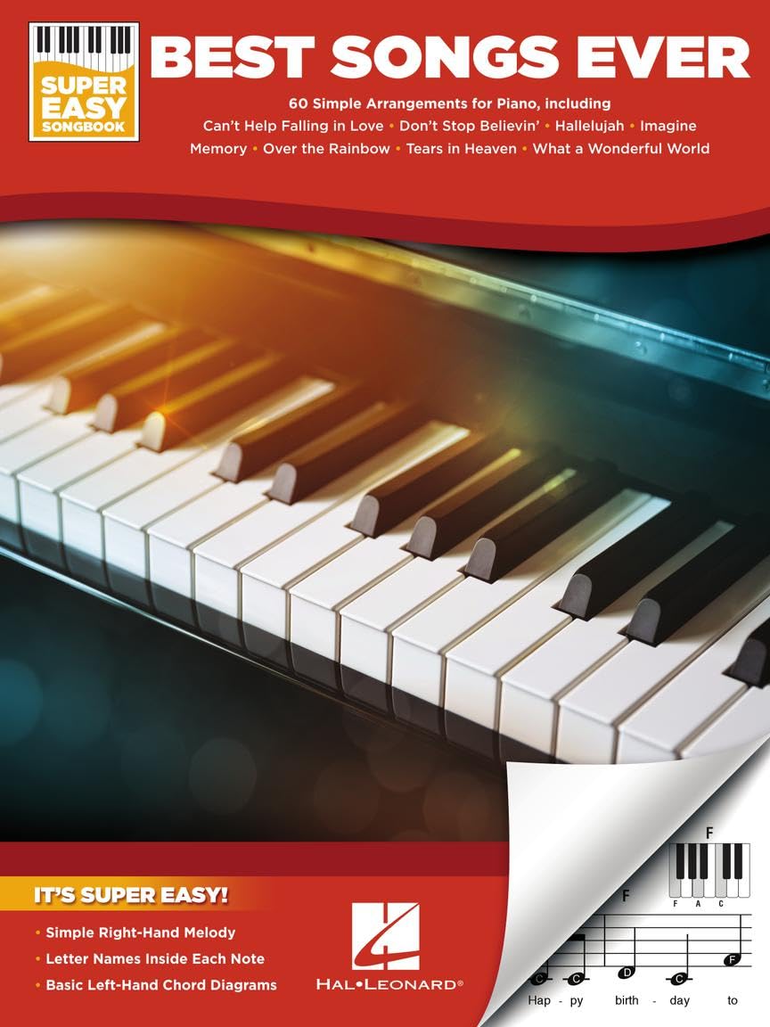Best Songs Ever Super Easy Piano Songbook Sheet Music