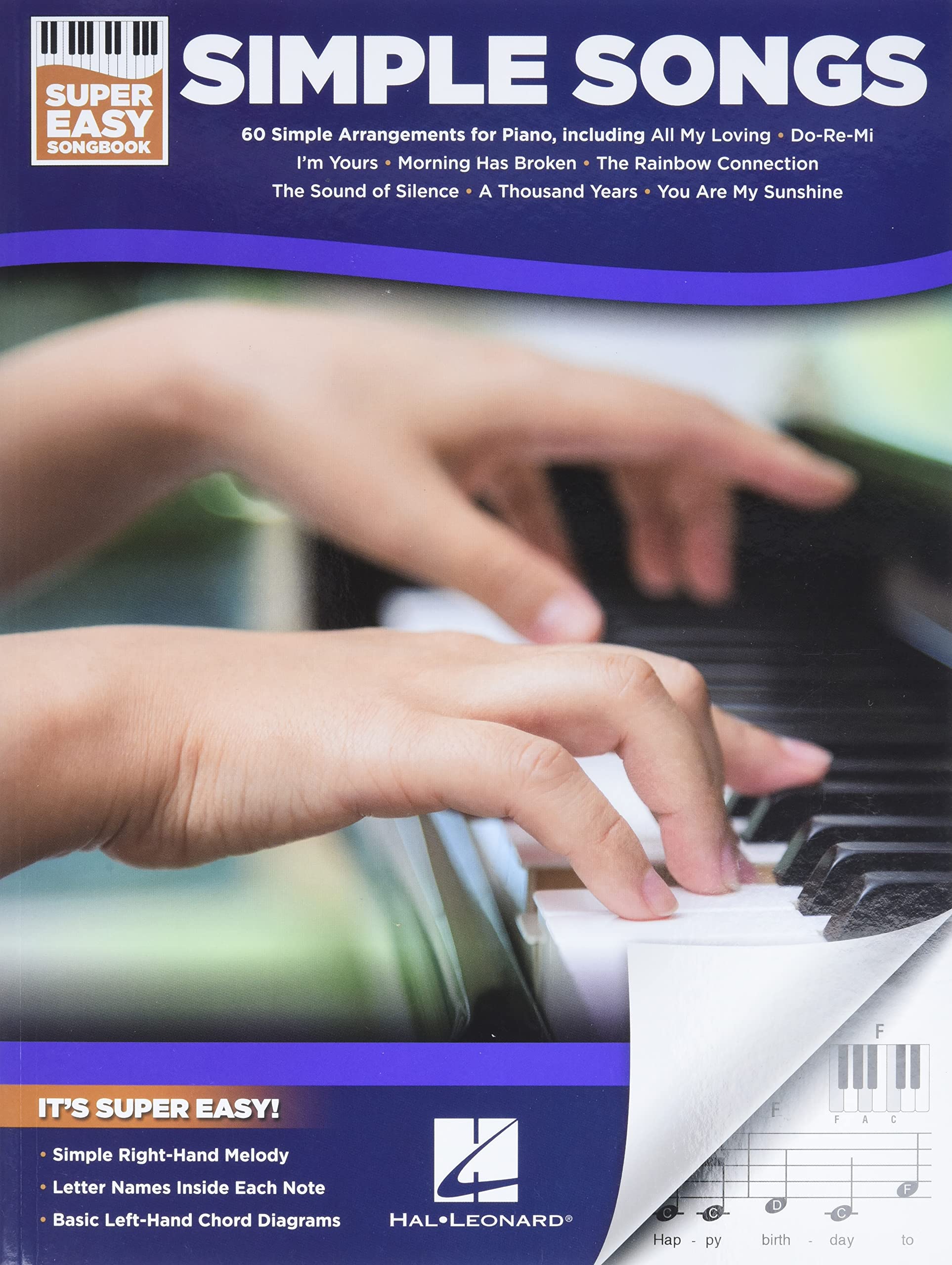 Simple Songs - Super Easy Songbook Sheet Music
