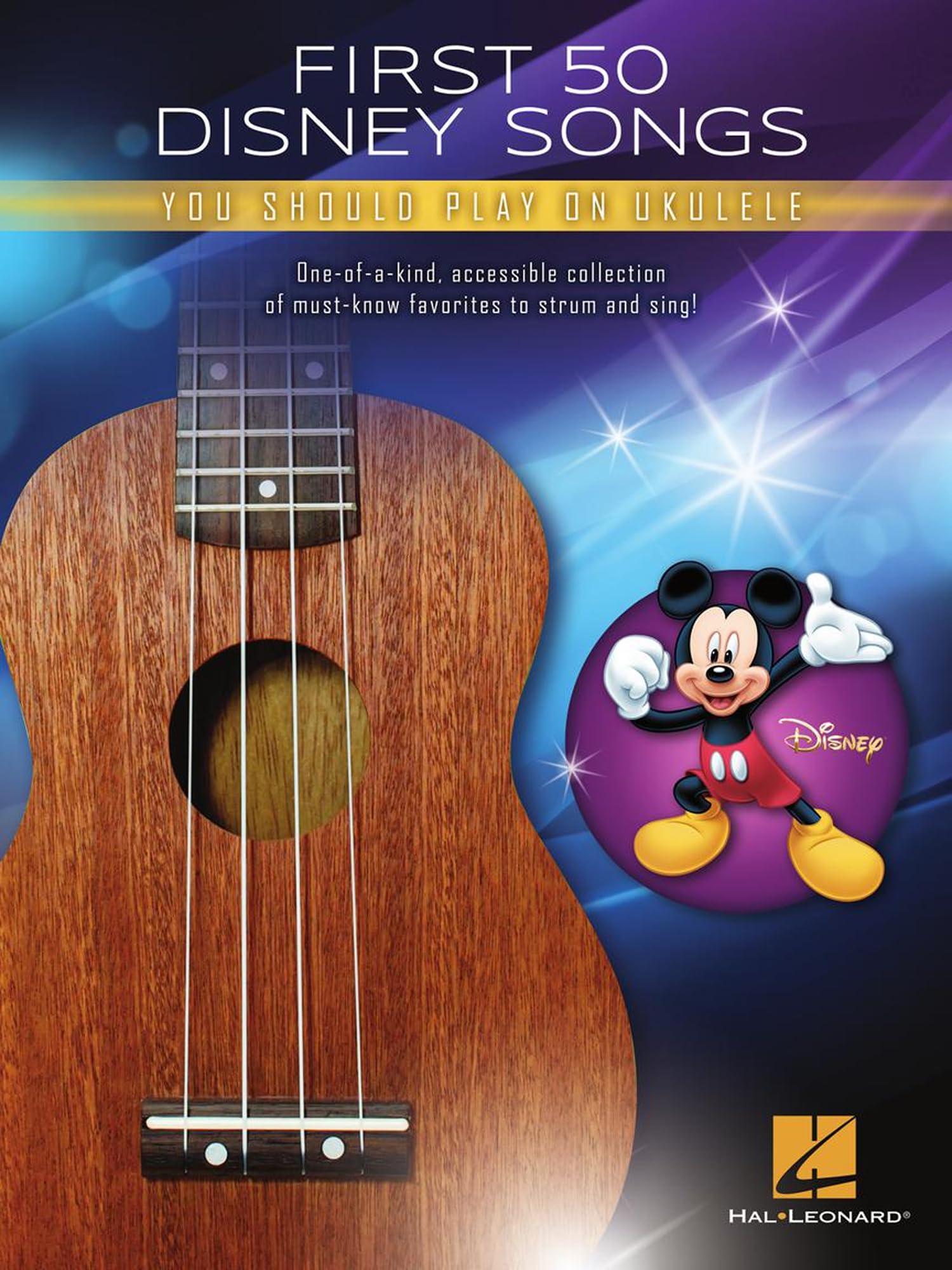 First 50 Disney Songs You Should Play on Ukulele Songbook Sheet Music