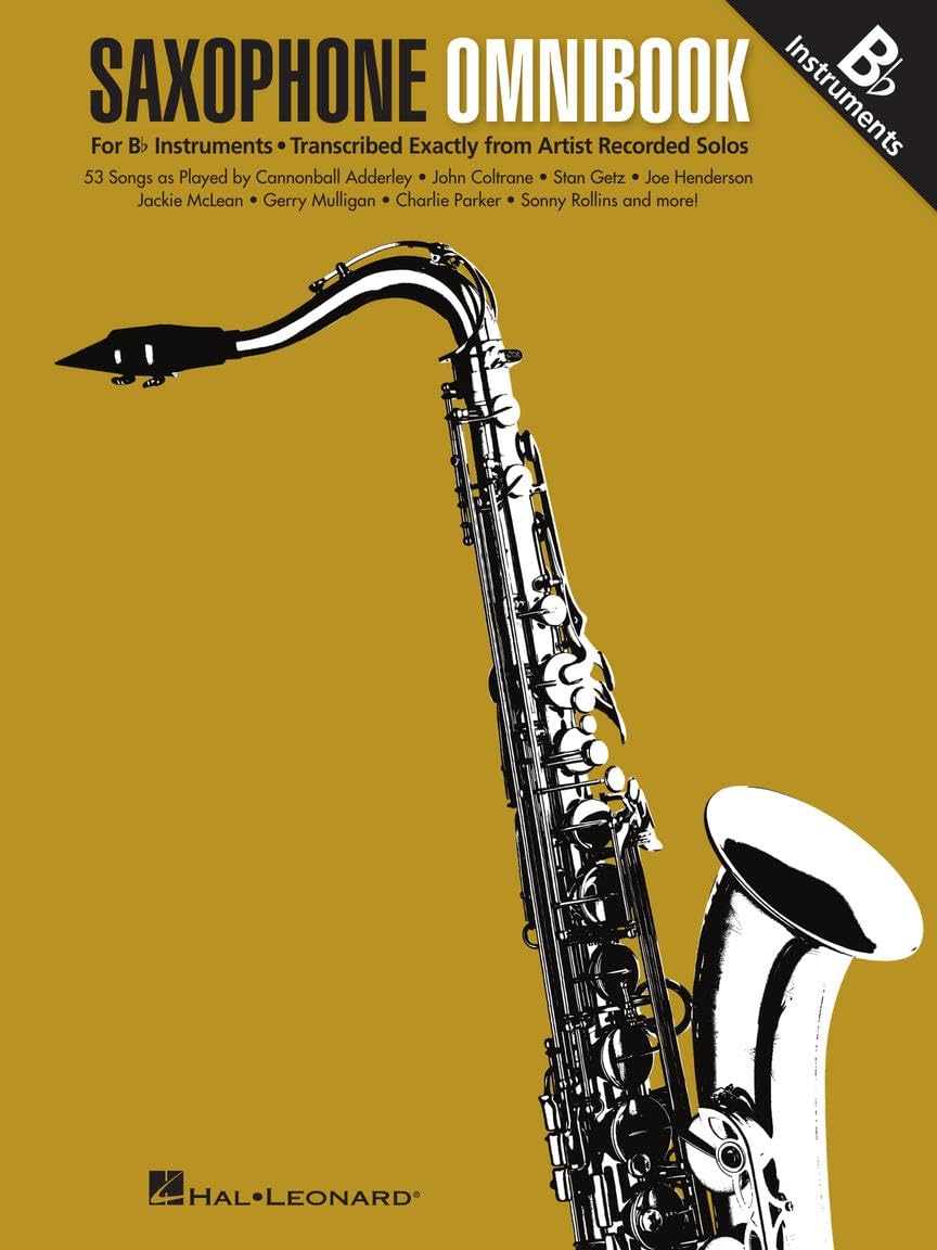 Saxophone Omnibook for B-Flat Instruments: Transcribed Exactly from Artist Recorded Solos book