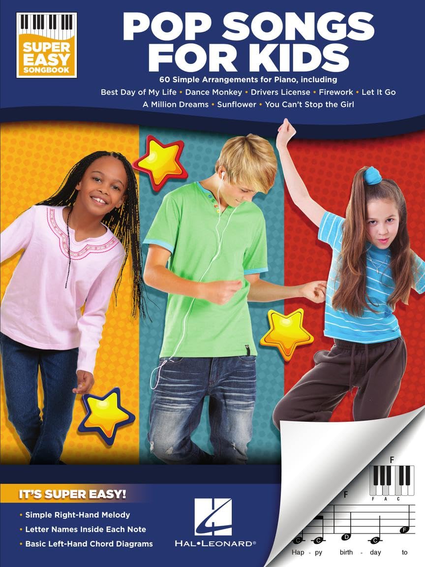 Pop Songs for Kids - Super Easy Songbook Sheet Music