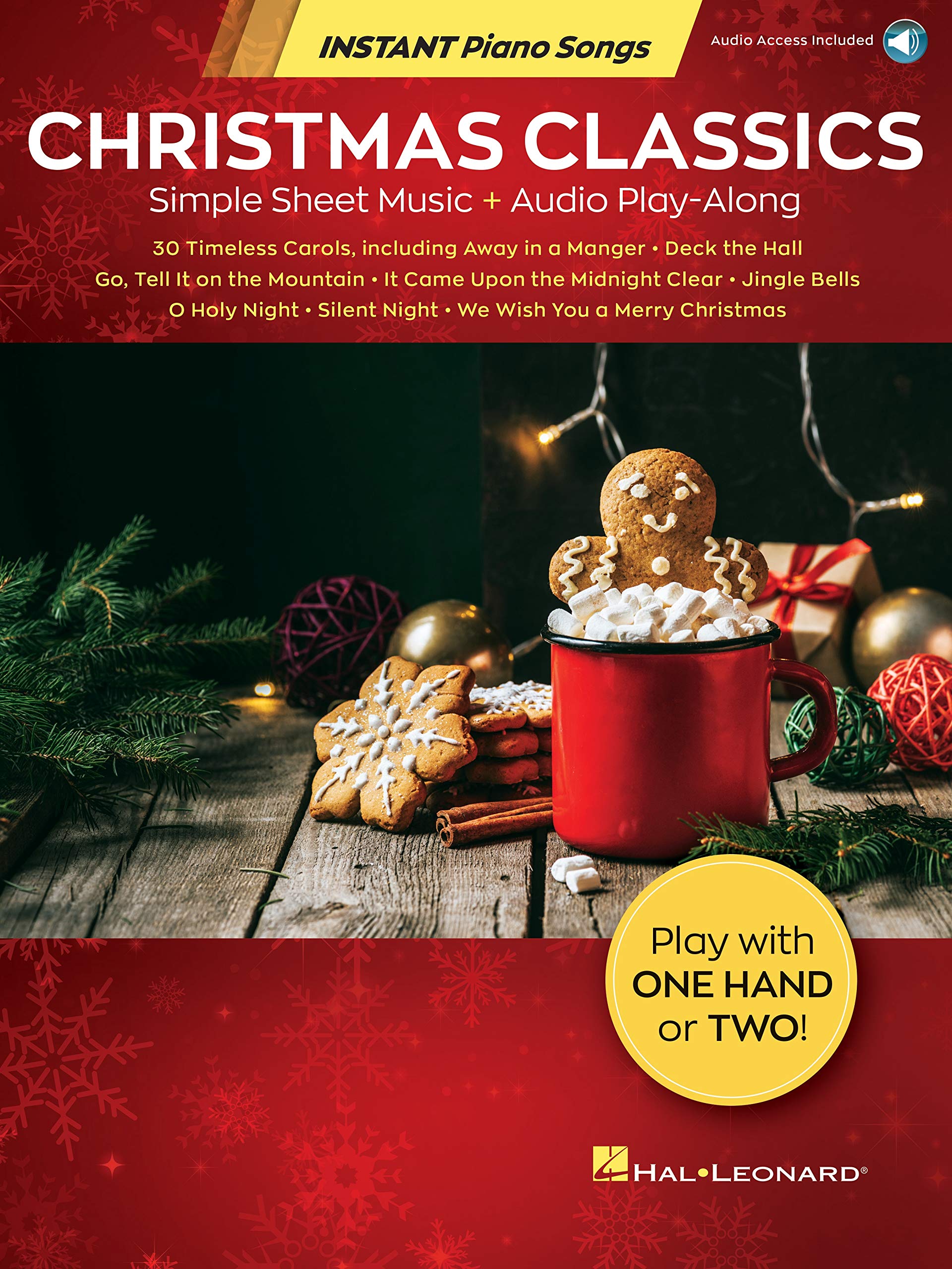 Christmas Classics - Instant Piano Songs Book/Online Audio Sheet Music