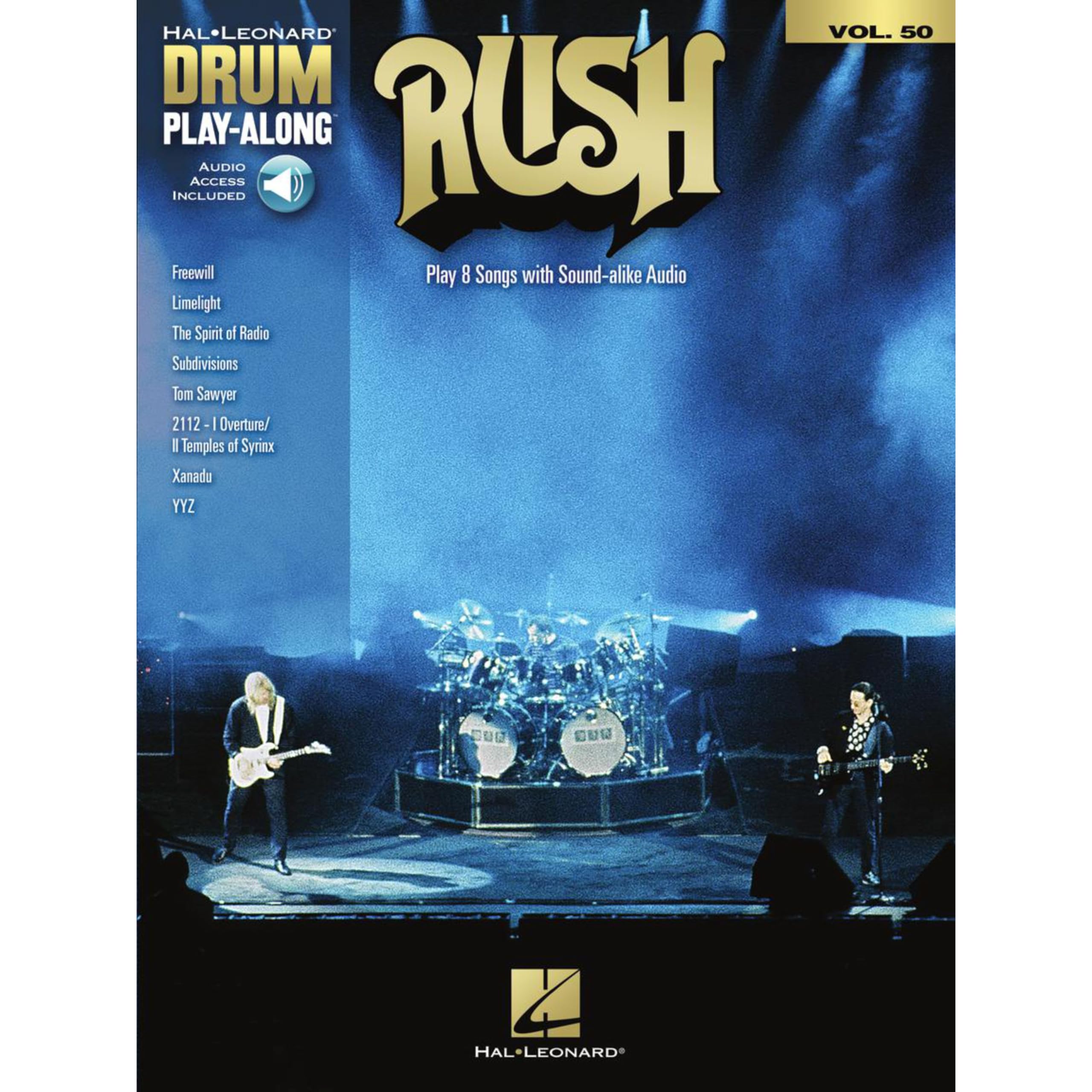 Rush. Hal Leonard Drum Play-Along Volume 50. Book/Audio-Online Sheet Music