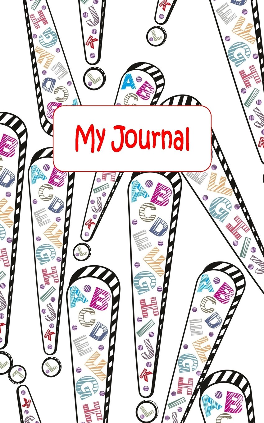 My Journal: 100 Pages, 3/4" writing space, single dotted midline, 1/4" descending space Self-help