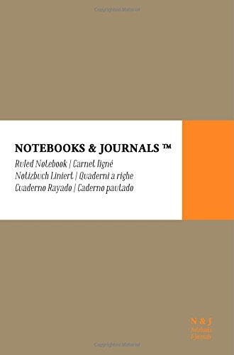 Cuaderno Notebooks & Journals, Pocket, Rayado, Beige, Tapa Blanda: (10.16 x 15.24 cm)(Cuaderno, Libreta, Diario, Bloc de Notas) Reference Books