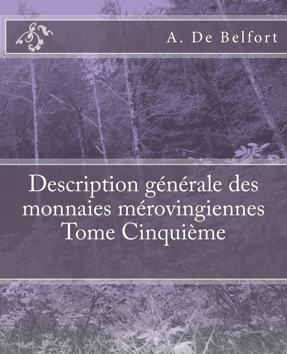 Description générale des monnaies mérovingiennes Tome Cinquième book