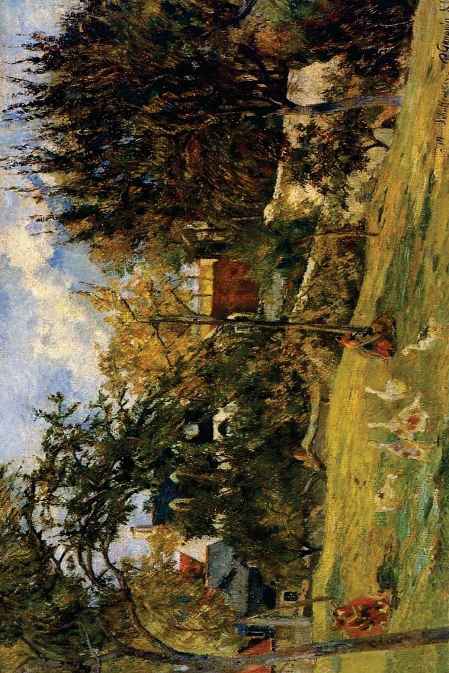 "Geese in the Meadow" by Paul Gauguin - 1885: Journal (Blank / Lined) (Art of Life Journals) Self-help