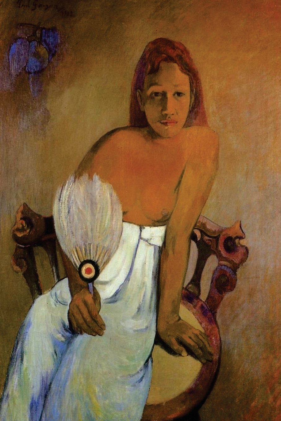 "Girl with a Fan" by Paul Gauguin - 1902: Journal (Blank / Lined) (Art of Life Journals) Self-help