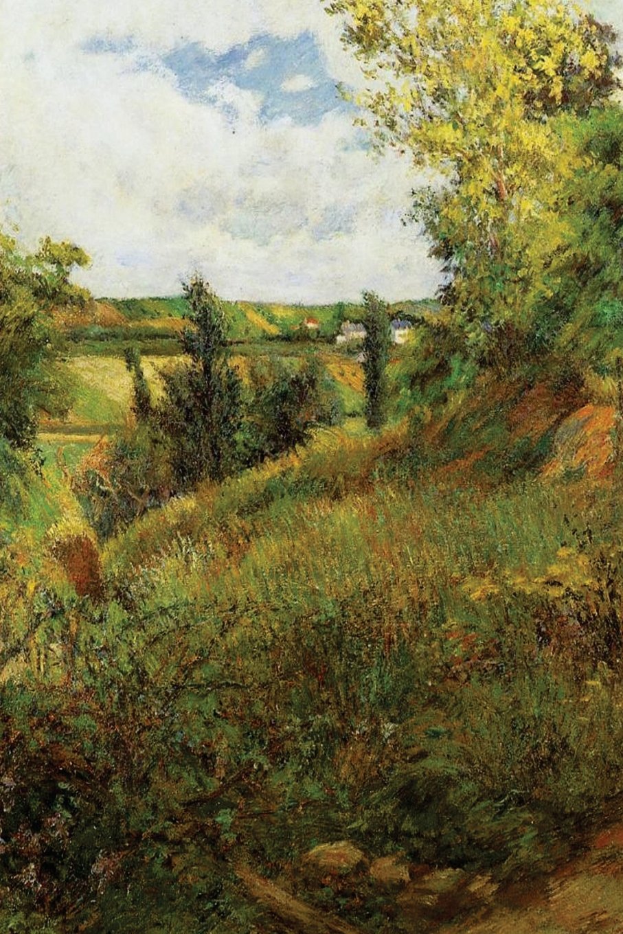 "Gratte Roosters Path" by Paul Gauguin - 1882: Journal (Blank / Lined) (Art of Life Journals) Self-help
