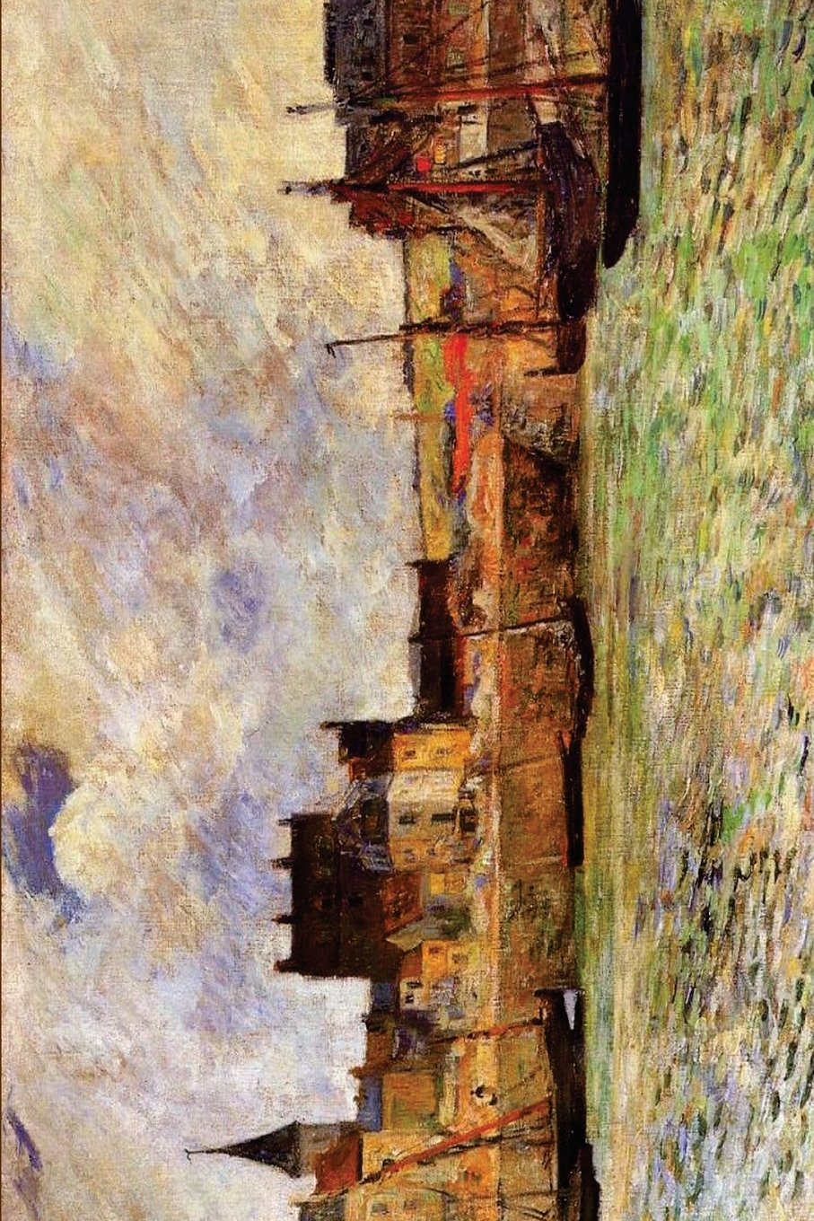 "Harbour Scene Dieppe" by Paul Gauguin: Journal (Blank / Lined) (Art of Life Journals) Self-help
