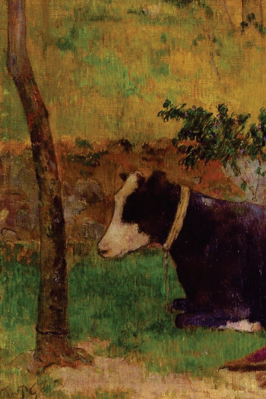 "Kneeling Cow" by Paul Gauguin - 1888: Journal (Blank / Lined) (Art of Life Journals) Self-help