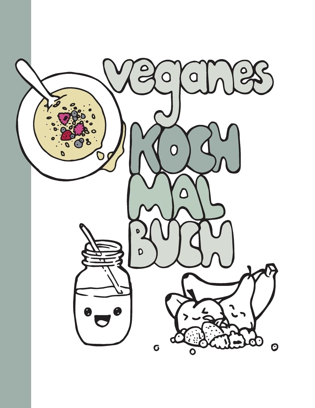 Veganes Koch-Malbuch: 20 illustrierte vegane Rezepte Hobbies & Crafts
