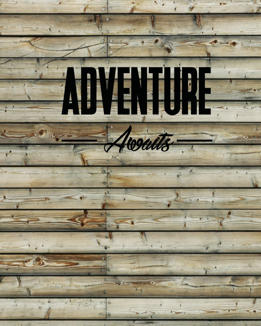 Adventure Awaits, Quote Motivational Inspiration Notebook , Dot Grid Journal, Blank Notebook No lined, Graph Paper, 8" x 10", 120 Page: Inspiring your ... your own way to beautiful works and life Learning & Reference