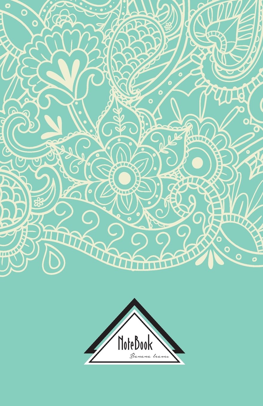 Notebook Journal Dot-Grid,Graph,Lined,Blank No lined: Mandala Flower Spiral Doodles Line White Blue: Small Pocket Notebook Journal Diary, 120 pages, 5.5" x 8.5" (Blank Notebook Journal) Learning & Reference