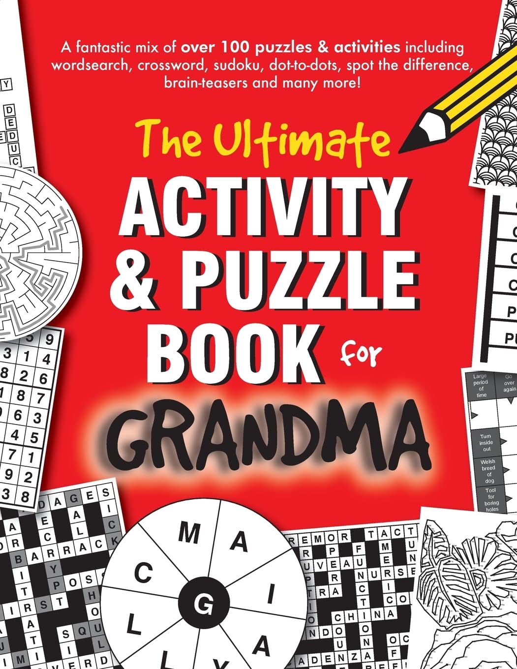 The Ultimate Activity & Puzzle Book for Grandma Leisure & Fun