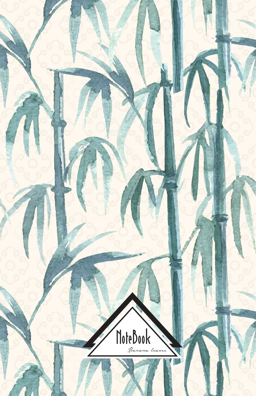 Notebook Journal Dot-Grid,Graph,Lined,No lined: Oriental Green Bamboo Garden Zen Pattern: Small Pocket Notebook Journal Diary, 120 pages, 5.5" x 8.5" (Blank Notebook Journal) Learning & Reference