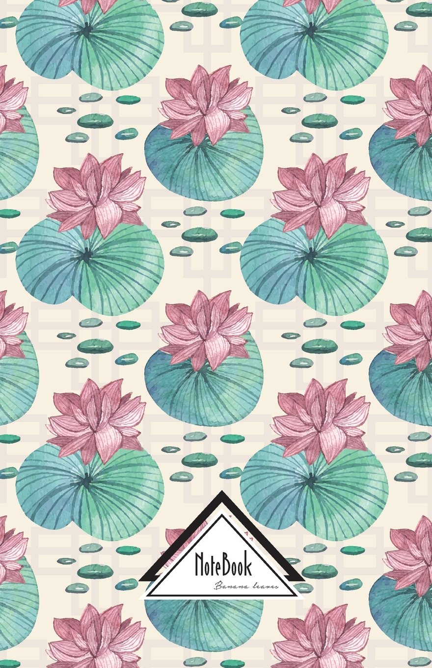Notebook Journal Dot-Grid,Graph,Lined,No lined: Pond of Pink Lotus Flower and Green Leaf: Small Pocket Notebook Journal Diary, 120 pages, 5.5" x 8.5" (Blank Notebook Journal) Essays & Short Stories