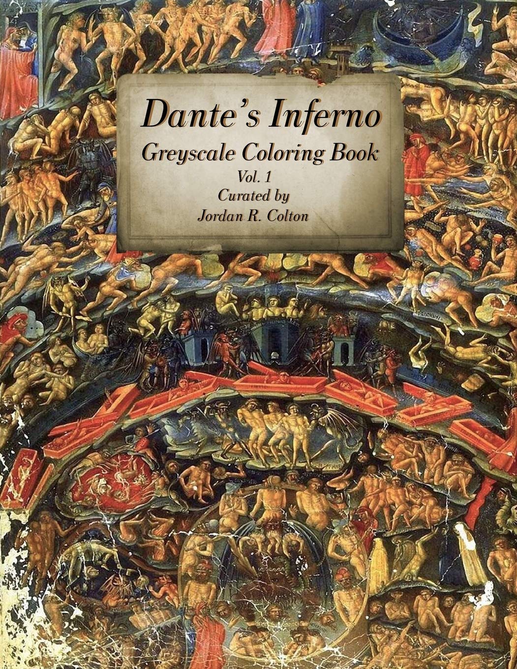 Dante's Inferno The Divine Comedy: Greyscale Coloring Book Film, Art & Culture