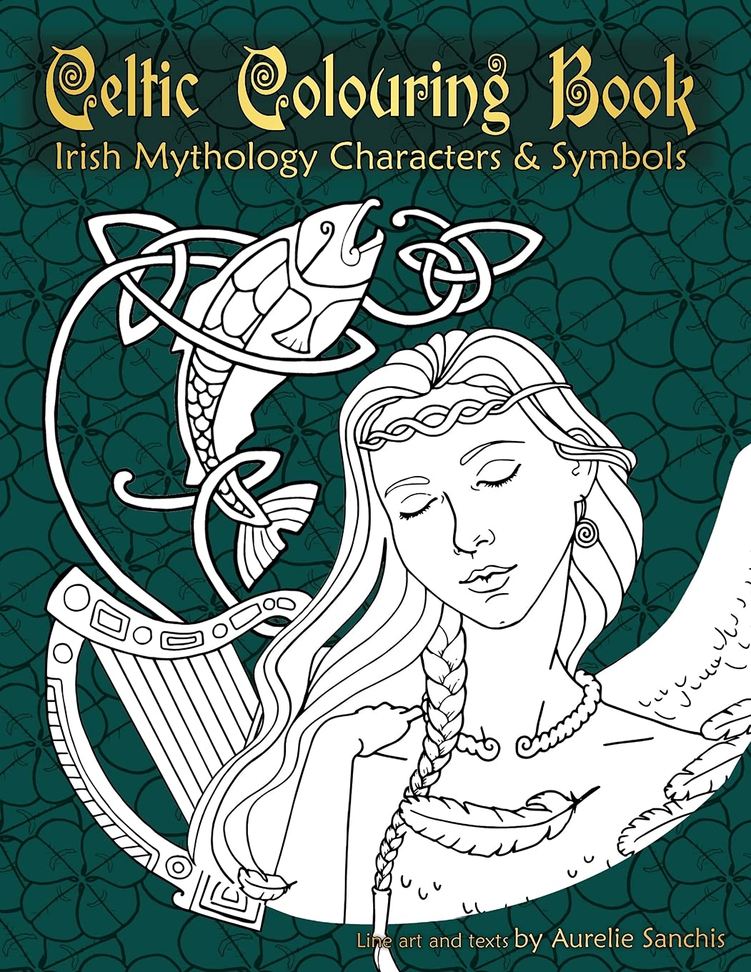 Celtic Colouring Book of Irish Mythology Characters & Symbols Film, Art & Culture