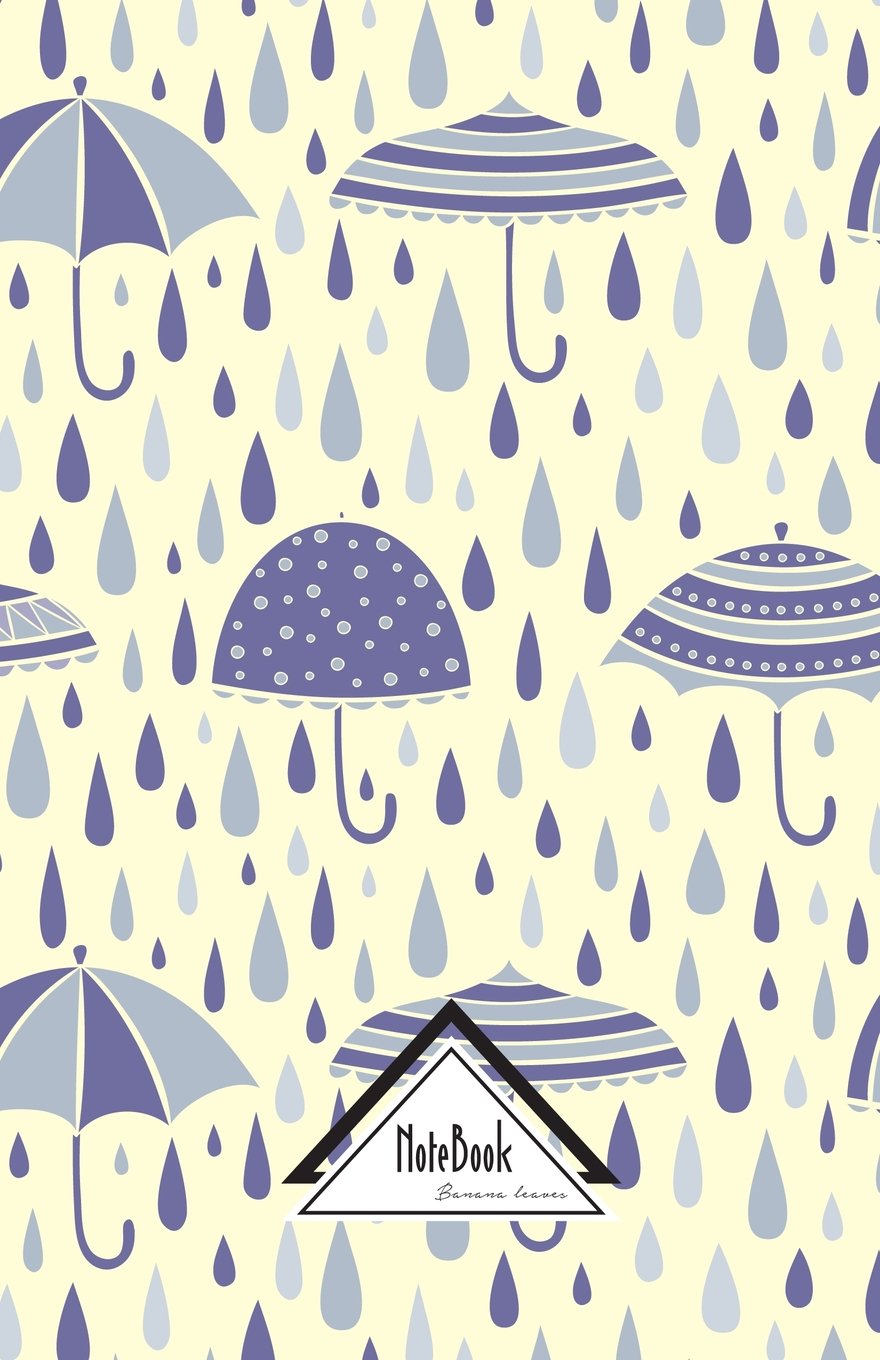 Notebook Journal Dot-Grid,Graph,Lined,No lined : Umbrella Raining Sky White Sunny Day: Small Pocket Notebook Journal Diary, 120 pages, 5.5" x 8.5" (Blank Notebook Journal) Learning & Reference