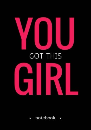 Notebook Journal Dot-Grid, Blank, Cornell Line, 120 pages 7"x10" : You got this Girl Politics & Society