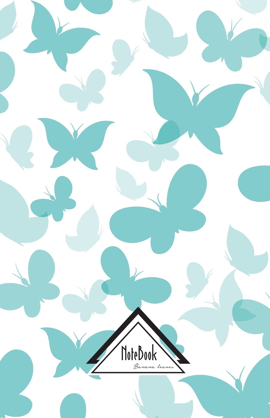 Notebook Journal Dot-Grid,Graph,Lined,No lined : White Blue Butterfly Flew in The Sky: Small Pocket Notebook Journal Diary, 120 pages, 5.5" x 8.5" (Blank Notebook Journal) Essays & Short Stories