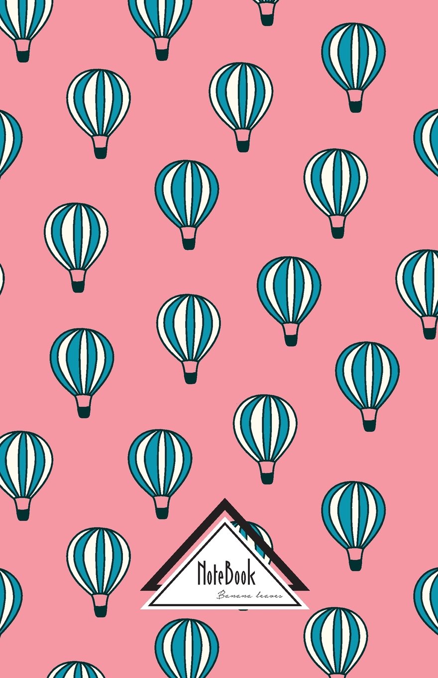 Notebook Journal Dot-Grid,Graph,Lined,No lined : Pink Cutie Air balloon: Small Pocket Notebook Journal Diary, 120 pages, 5.5" x 8.5" (Blank Notebook Journal) Essays & Short Stories