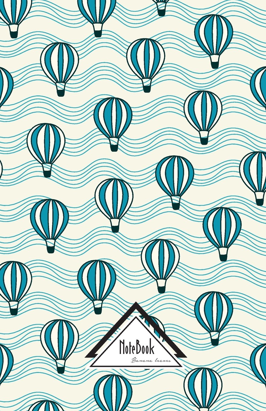 Notebook Journal Dot-Grid,Graph,Lined,No lined : Air balloon in the Wind Line: Small Pocket Notebook Journal Diary, 120 pages, 5.5" x 8.5" (Blank Notebook Journal) Learning & Reference