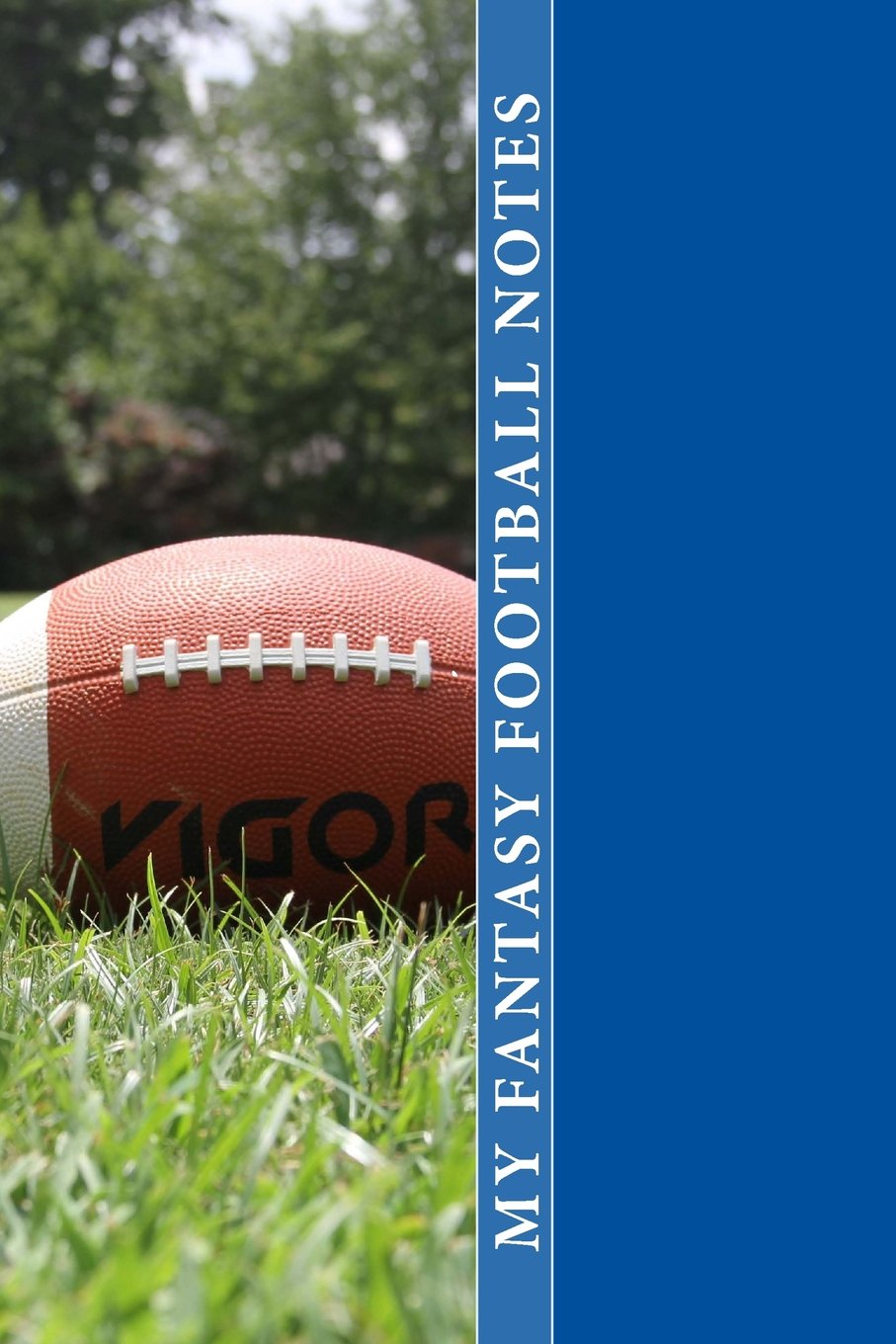 My Fantasy Football Notes: A 6 x 9 Lined Notebook Leisure & Fun