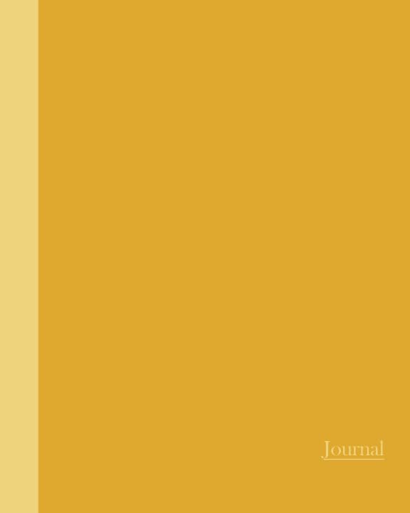Journal: Two Tone Yellow 8x10 - LINED JOURNAL - Writing journal with blank lined pages (Diet and Food) Lifestyle