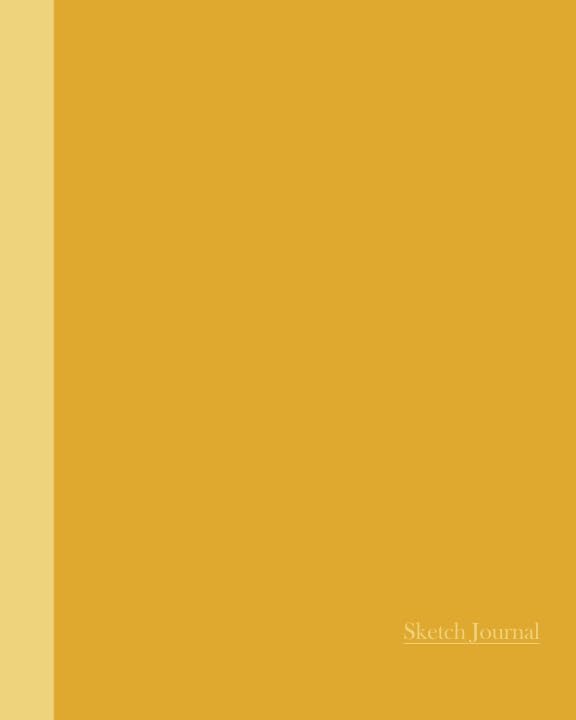 Sketch Journal: Two Tone Yellow 8x10 - Pages are LINED ON THE BOTTOM THIRD with blank space on top (8x10 Life Is Sweet Sketch Journal) Lifestyle