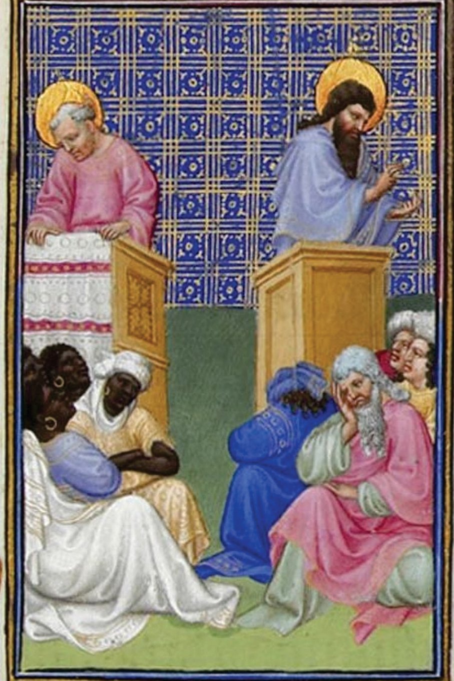 "David Foresees the Preaching of the Apostles" by The Limbourg Brothers: Journal (Art of Life Journals) Self-help