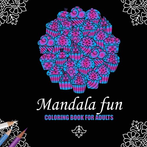 Mandala Fun Adult Coloring Book Hobbies & Crafts