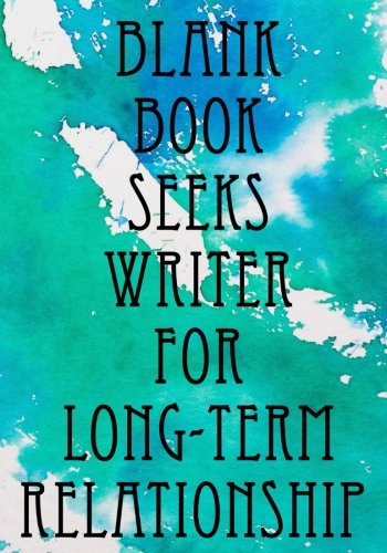 Blank Book Seeks Writer for Long-Term Relationship: DOT Grid Journal Diary Notebook Blue Paint Splatter Cover: 7 x 10 size, 100 pages, perfect for Bullet Journaling! Business, Finance & Career