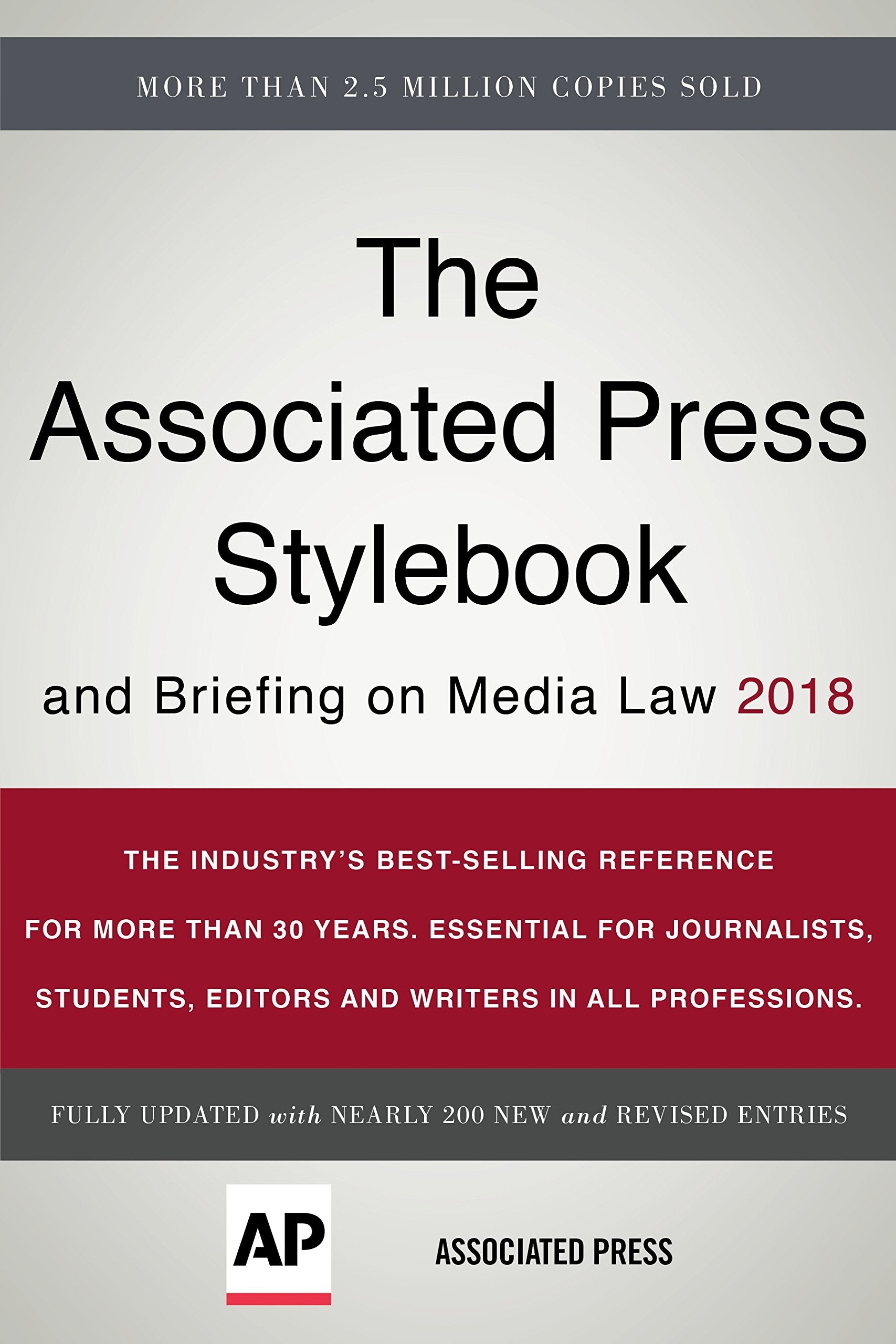 The Associated Press Stylebook 2018: and Briefing on Media Law (Associated Press Stylebook and Briefing on Media Law) Media & Communication