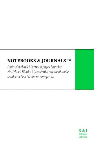 Cuaderno Notebooks & Journals, Large, Liso, Blanco, Tapa Blanda: (13.97 x 21.59 cm)(Cuaderno, Libreta, Diario, Bloc de Notas) Reference Books