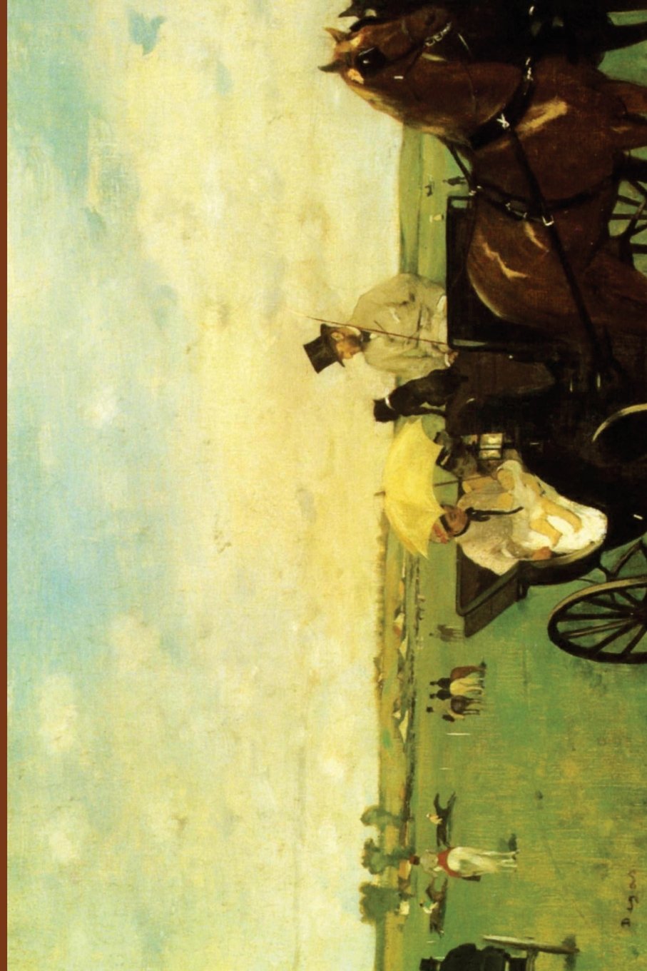 "A Carriage at the Races" by Edgar Degas - 1872: Journal (Blank / Lined) (Art of Life Journals) Self-help