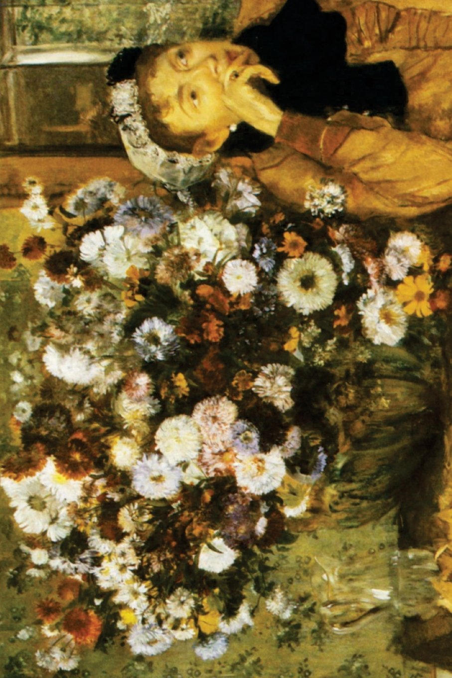 "A Woman Seated Beside a Vase of Flowers" by Edgar Degas - 1865: Journal (Blank (Art of Life Journals) Self-help